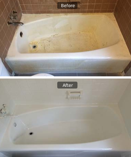 nyc  bathtub reglazing refinishing services before after